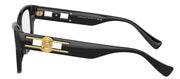 Versace ICONIC VE 3347 GB1 Cat-Eye Plastic Black Eyeglasses with Logo Stamped Demo Lenses