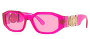 Versace VE 4361 5334/5 Geometric Plastic Pink Sunglasses with Pink Lens