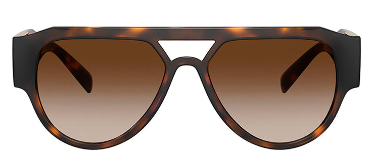 Versace VE 4401 108/13 Pilot Plastic Havana Sunglasses with Brown Gradient Lens