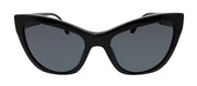 Versace VE 4417U 535887 Cat-Eye Plastic Black Sunglasses with Grey Lens