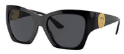 Versace VE 4452 GB1/87 Fashion Plastic Black Sunglasses with Grey Lens