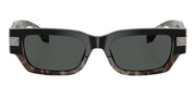 Versace VE 4465 545687 Rectangle Plastic Havana Sunglasses with Grey Lens