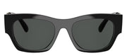 Versace VE 4479U GB1/87 Pillow Plastic Black Sunglasses with Grey Lens