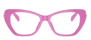 Versace Kids VK 3005U 5425 Irregular Plastic Pink Eyeglasses with Logo Stamped Demo Lenses