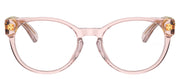 Versace Kids VK 3323U 5441 Oval Plastic Pink Eyeglasses with Logo Stamped Demo Lenses