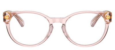 Versace Kids VK 3323U 5441 Oval Plastic Pink Eyeglasses with Logo Stamped Demo Lenses