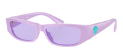 Versace KIDS VK 4002U 54001A Rectangle Plastic Purple Sunglasses with Purple Lens