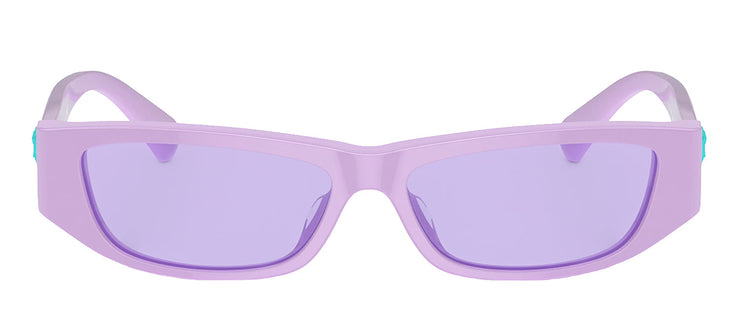 Versace KIDS VK 4002U 54001A Rectangle Plastic Purple Sunglasses with Purple Lens