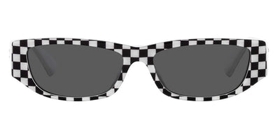 Versace KIDS VK 4002U 540187 Rectangle Plastic Patterned Sunglasses with Grey Lens