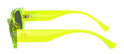 Versace KIDS VK 4003U 547987 Rectangle Plastic Yellow Sunglasses with Grey Lens