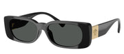 Versace KIDS VK 4003U GB1/87 Rectangle Plastic Black Sunglasses with Grey Lens