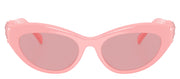 Versace KIDS VK 4005U 545284 Cat-Eye Plastic Pink Sunglasses with Purple Lens