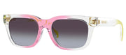 Versace KIDS VK 4006U 55318G Square Plastic Multicolor Sunglasses with Grey Gradient Lens