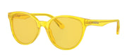 Versace KIDS VK 4427U 5374C9 Round Plastic Yellow Sunglasses with Yellow Mirror Lens