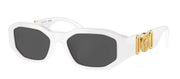 Versace KIDS VK 4429U 314/87 Irregular Plastic White Sunglasses with Grey Lens