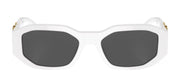 Versace KIDS VK 4429U 314/87 Irregular Plastic White Sunglasses with Grey Lens