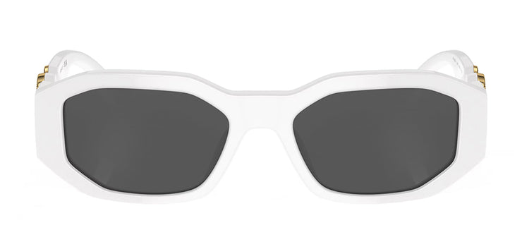 Versace KIDS VK 4429U 314/87 Irregular Plastic White Sunglasses with Grey Lens