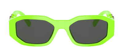 Versace KIDS VK 4429U 536987 Irregular Plastic Green Sunglasses with Grey Lens