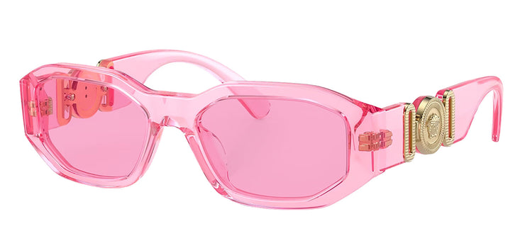 Versace Kids VK 4429U 5370/5 Geometric Plastic Pink Sunglasses with Pink Lens