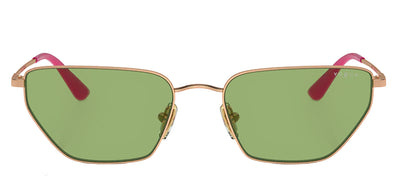 Vogue Eyewear VO 4316S 5152/2 Irregular Metal Gold Sunglasses with Green Lens