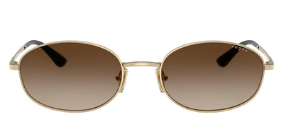 Vogue Eyewear VO 4323S 848/13 Oval Metal Gold Sunglasses with Brown Gradient Lens