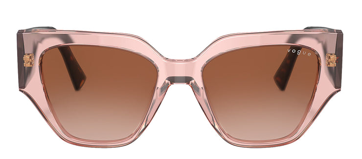 Vogue Eyewear VO 5409S 282813 Irregular Plastic Pink Sunglasses with Brown Gradient Lens