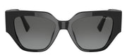 Vogue Eyewear VO 5409S W44/11 Irregular Plastic Black Sunglasses with Grey Gradient Lens