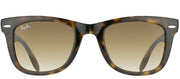 Ray-Ban Folding Wayfarer RB 4105 710/51 Wayfarer Plastic Tortoise/ Havana Sunglasses with Crystal Brown Gradient Lens