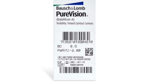 PureVision Contact Lenses Prescription - 6 Pack