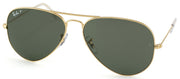 Ray-Ban Aviator Classic RB 3025 001/58 Aviator Metal Gold Sunglasses with Green Polarized Lens
