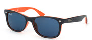 Ray-Ban Junior Jr RJ 9052 178/80 Wayfarer Plastic Blue Sunglasses with Blue Lens