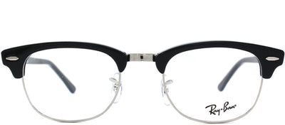 Ray-Ban RX 5154 2000 Clubmaster Plastic Black Eyeglasses with Demo Lens