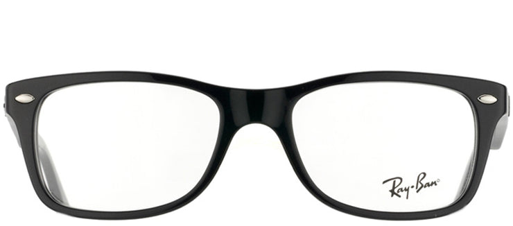 Ray-Ban RX 5228 2000 Rectangle Plastic Black Eyeglasses with Demo Lens