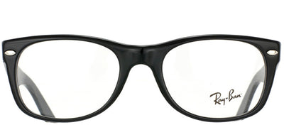 Ray-Ban RX 5184 2000 Wayfarer Plastic Black Eyeglasses with Demo Lens