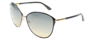 Tom Ford Penelope TF 320 28B Cat-Eye Metal Black Sunglasses with Grey Gradient Lens
