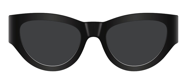 Saint Laurent SL M94 001 Cat-Eye Acetate Black Sunglasses with Grey Lens
