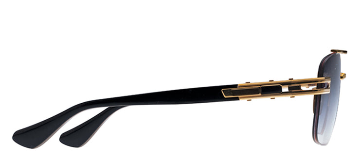 Dita GRAND-EVO ONE DT DTS138 A-01-Z Yellow Gold/Black Metal Rimless Sunglasses Grey Gradient Lens