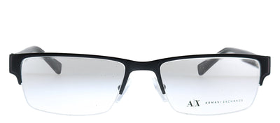 Armani Exchange AX 1015 6070 Rectangle Metal Black Eyeglasses with Demo Lens