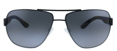 Armani Exchange AX 2012S 606381 Aviator Metal Black Sunglasses with Grey Polarized Lens
