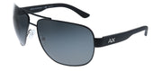 Armani Exchange AX 2012S 606387 Aviator Metal Black Sunglasses with Grey Lens