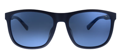 Armani Exchange AX 4049SF 818380 Square Plastic Blue Sunglasses with Blue Lens
