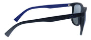 Armani Exchange AX 4093S 829555 Square Plastic Blue Sunglasses with Blue Mirror Lens