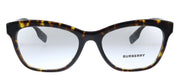 Burberry Mildred BE 2323 3002 Square Plastic Havana Eyeglasses with Demo Lens