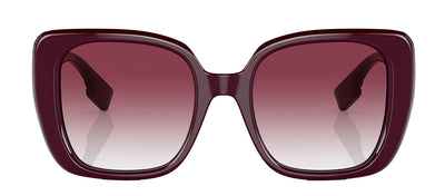 Burberry BE 4371 39798H Square Plastic Burgundy Sunglasses with Purple Gradient Lens