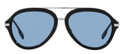 Burberry JUDE BE 4377 300172 Aviator Metal Black Sunglasses with Blue Lens