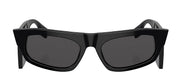 Burberry PALMER BE 4385 300187 Fashion Plastic Black Sunglasses with Grey Lens