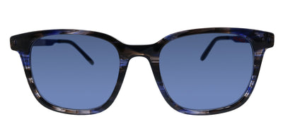 Hugo Boss BOSS 1036/S 38I Square Plastic Blue Sunglasses with Blue Lens