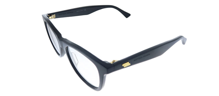 Bottega Veneta BV 1019O 001 Oval Acetate Black Eyeglasses with Demo Lens