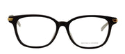 Bottega Veneta BV 1074OA 001 Square Metal Black Eyeglasses with Logo Stamped Demo Lenses