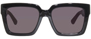 Bottega Veneta BV 1198SA 001 Rectangle Plastic Black Sunglasses with Grey Lens